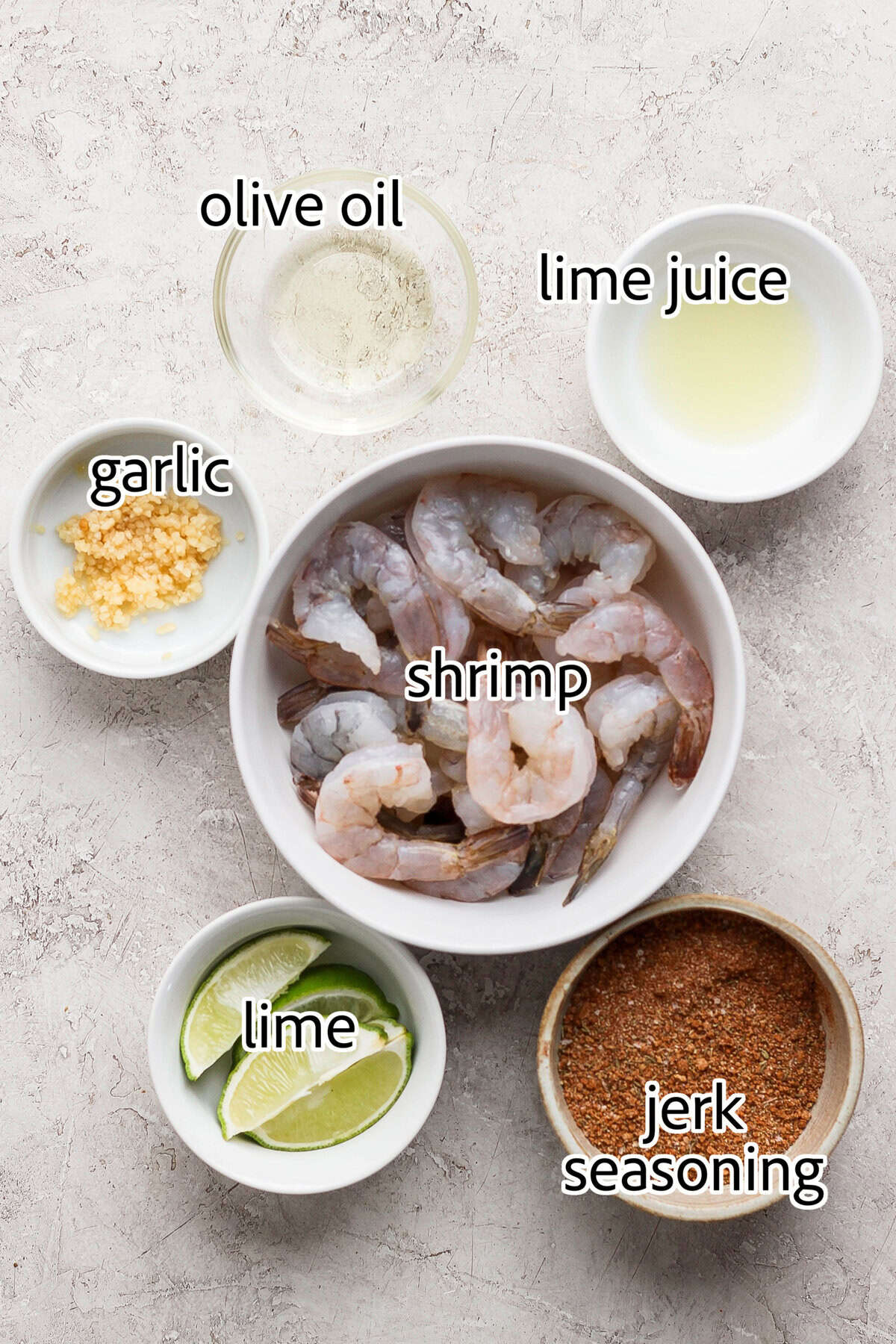 Enjoy this grilled jerk shrimp recipe as a tantalizing appetizer, gorgeous salad topper, or main entrée. It's quick, easy, and so flavorful! ingredients needed for jerk shrimp
