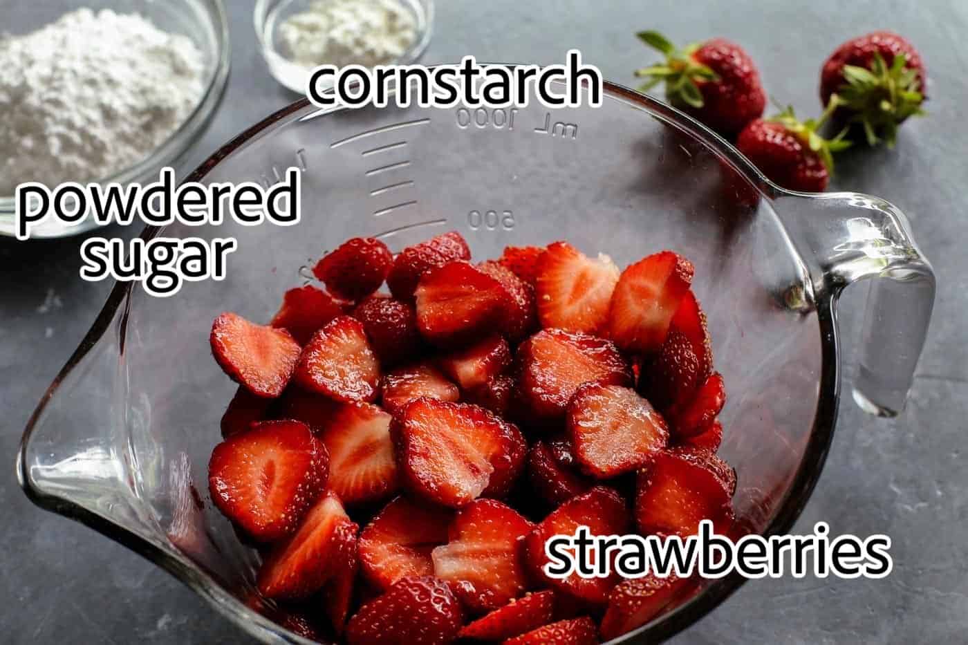 ingredients needed for strawberry cream cheese pie