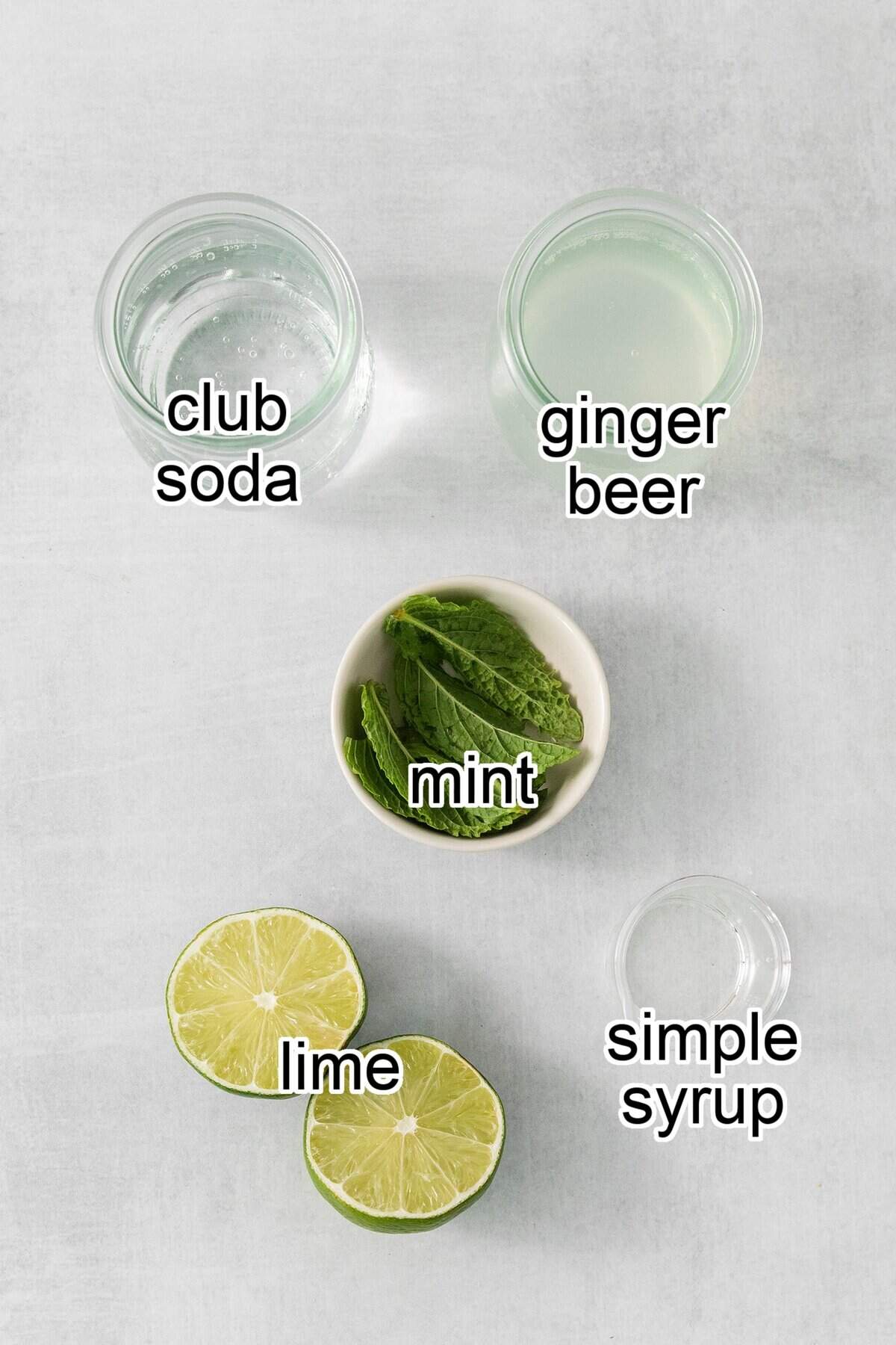 This easy Moscow Mule Mocktail has the bold ginger, tart lime and refreshing mint flavor you love, minus the alcohol. Perfect for summer! ingredients needed for Moscow mule mocktail