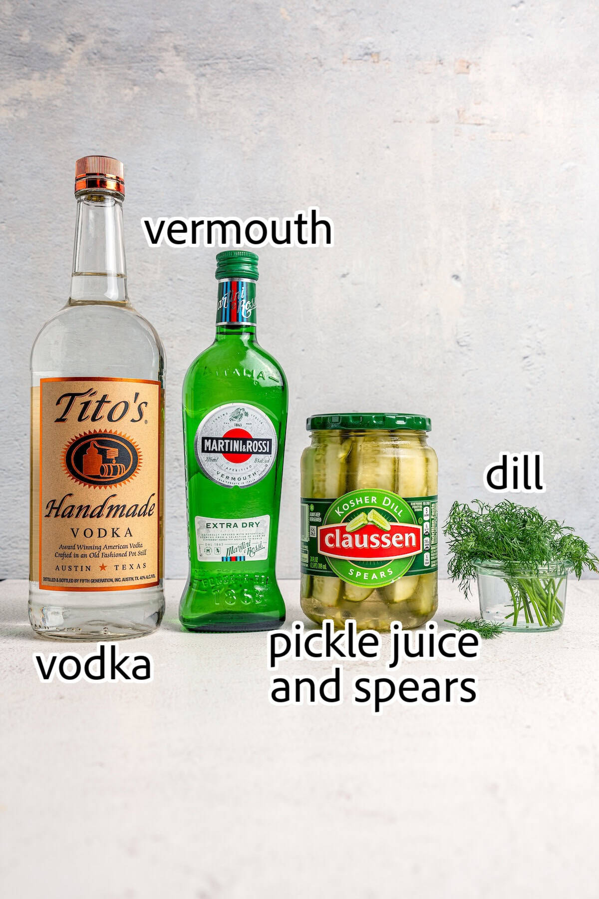 Inspired by the classic dirty martini recipe, pickle brine adds a pop of bold, briny flavor to this savory and smooth pickle martini. ingredients needed for pickle martinis