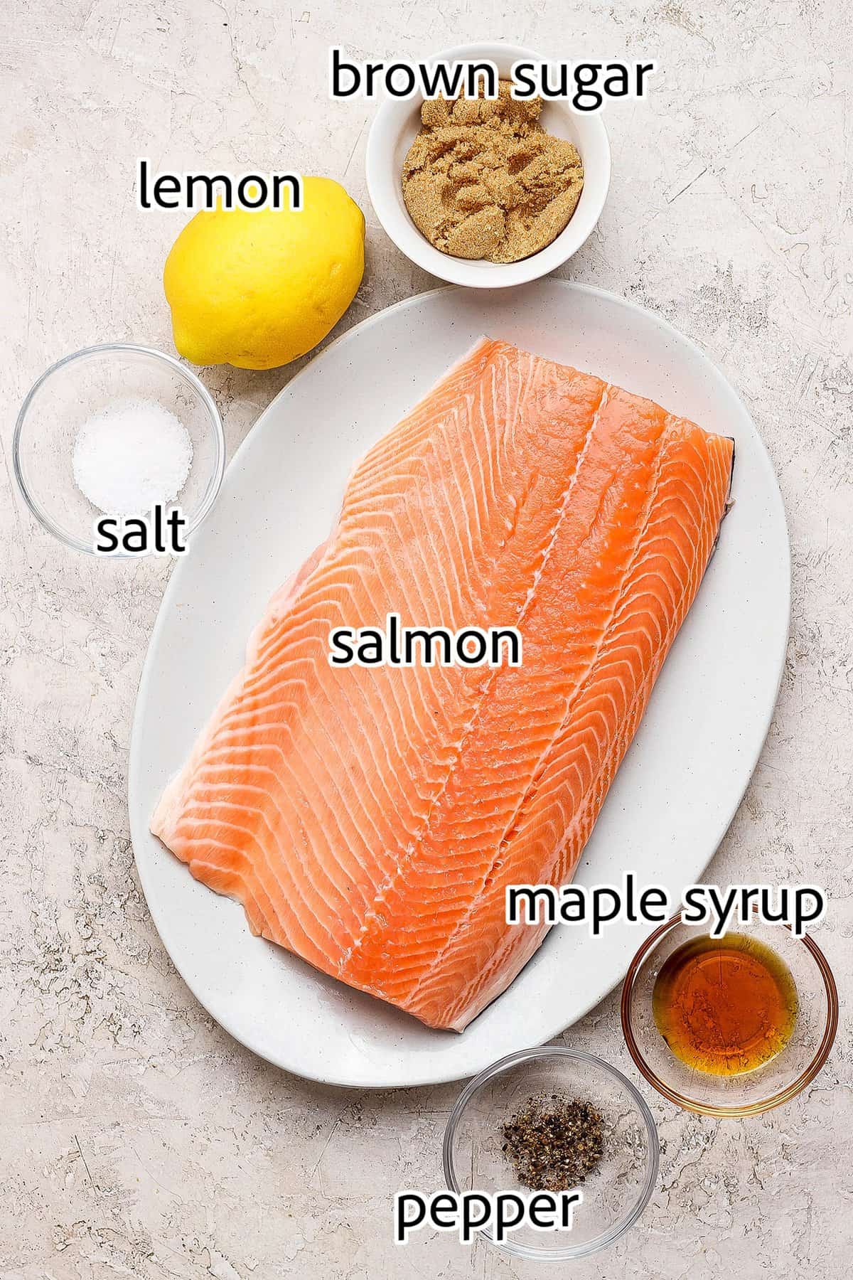 This Sweet and Smoky Grilled Salmon recipe is guaranteed to be perfectly moist, with a smoky maple brown sugar glaze that’s irresistible! ingredients needed for sweet and smoky grilled salmon