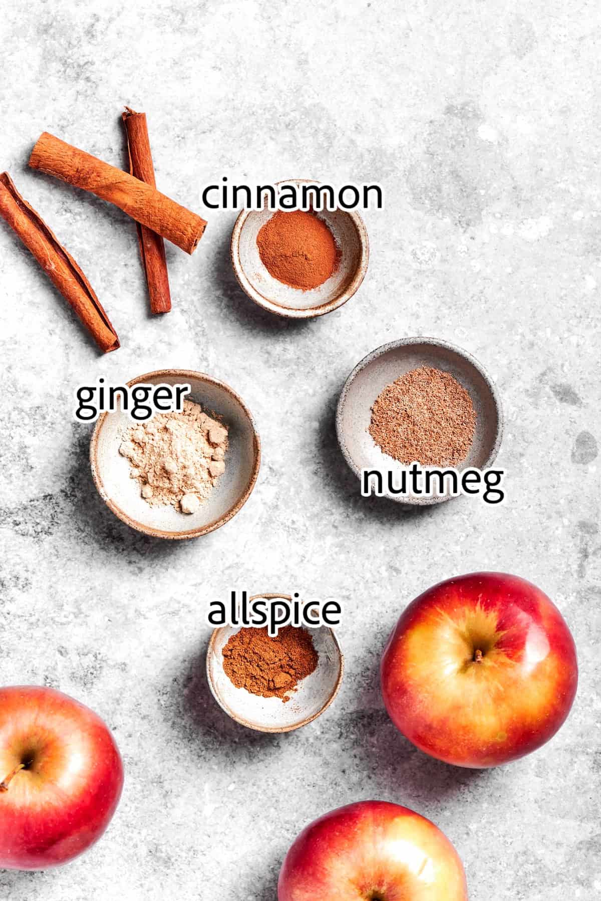Apple Pie Spice brings some fall magic to all kinds of recipes and my version is a slightly different blend with extra warmth and coziness! dried spices needed to make Apple Pie Spice mixture