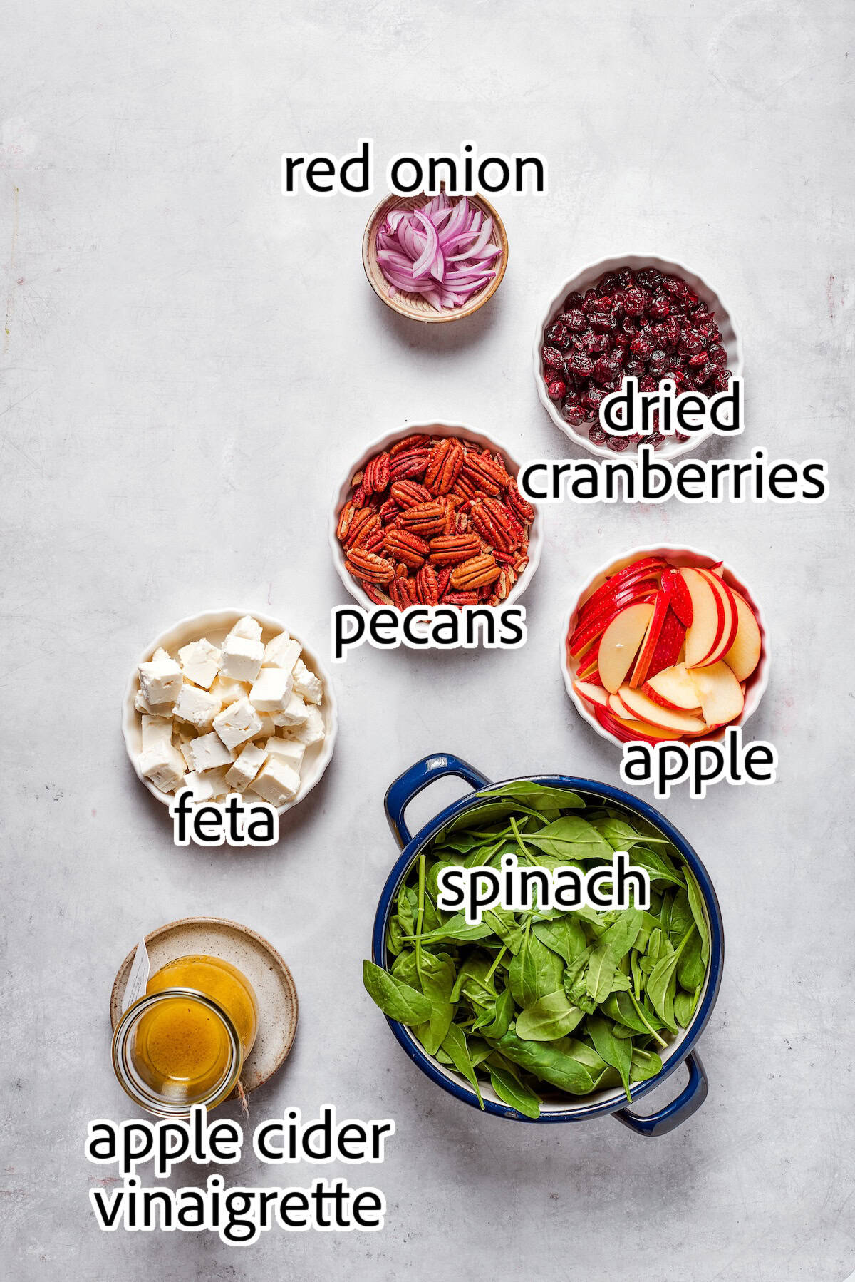 ingredients to make Fall Harvest Salad