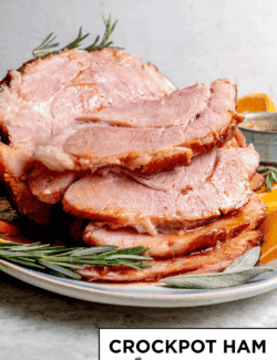 Pinterest image for Crockpot Ham
