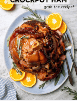 Pinterest image for Crockpot Ham